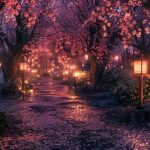 pngtree-d-an-alley-with-lit-lanterns-under-a-cherry-blossom-tree-image_16009536