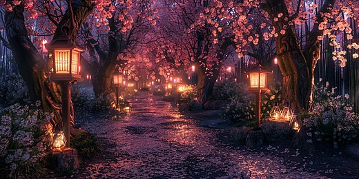 pngtree-d-an-alley-with-lit-lanterns-under-a-cherry-blossom-tree-image_16009536